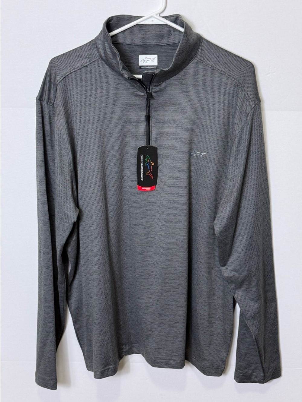 Greg Norman Collection Dark Gray 1/4 Zip Pullover